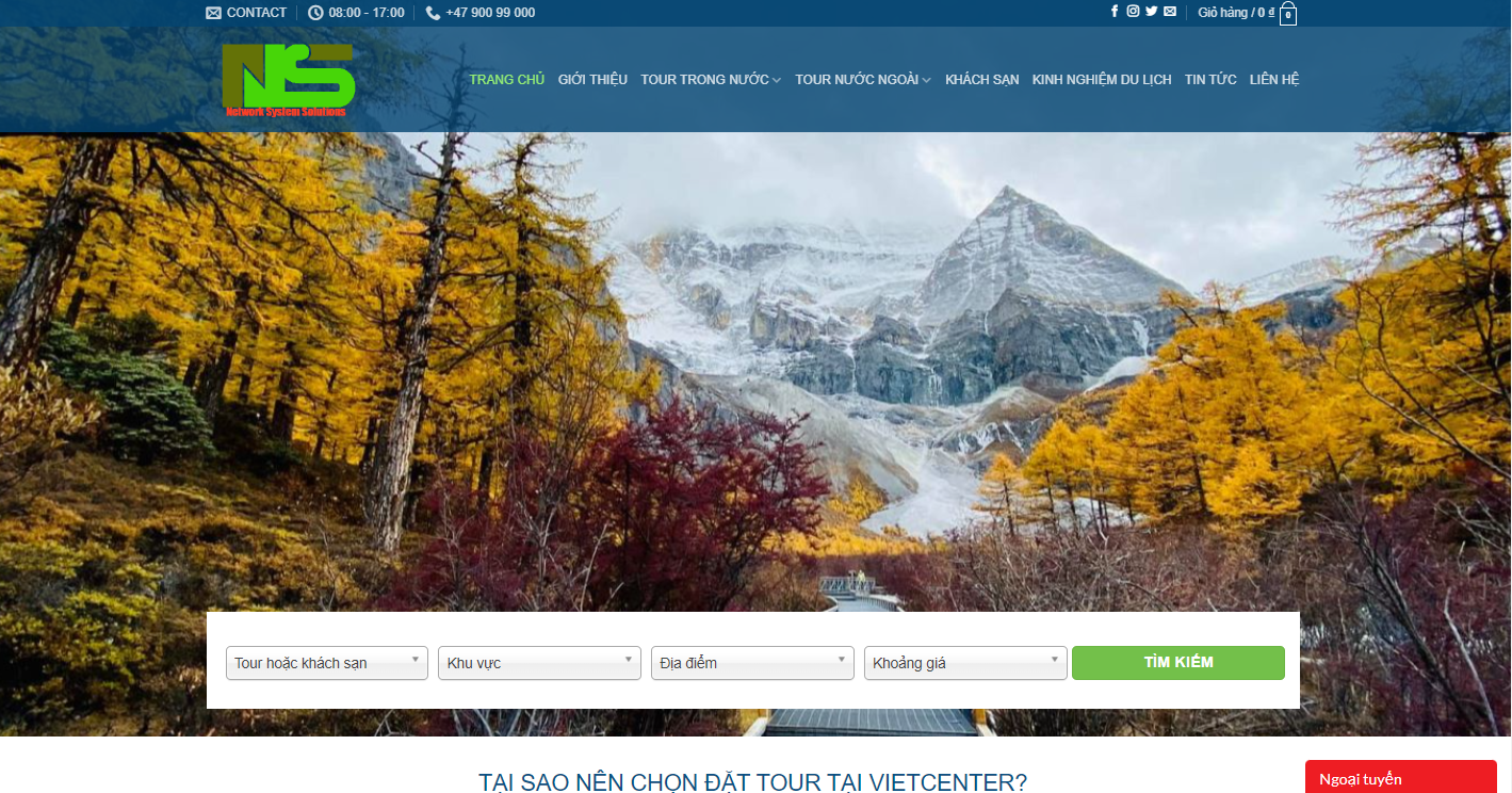 theme du lịch cao cấp