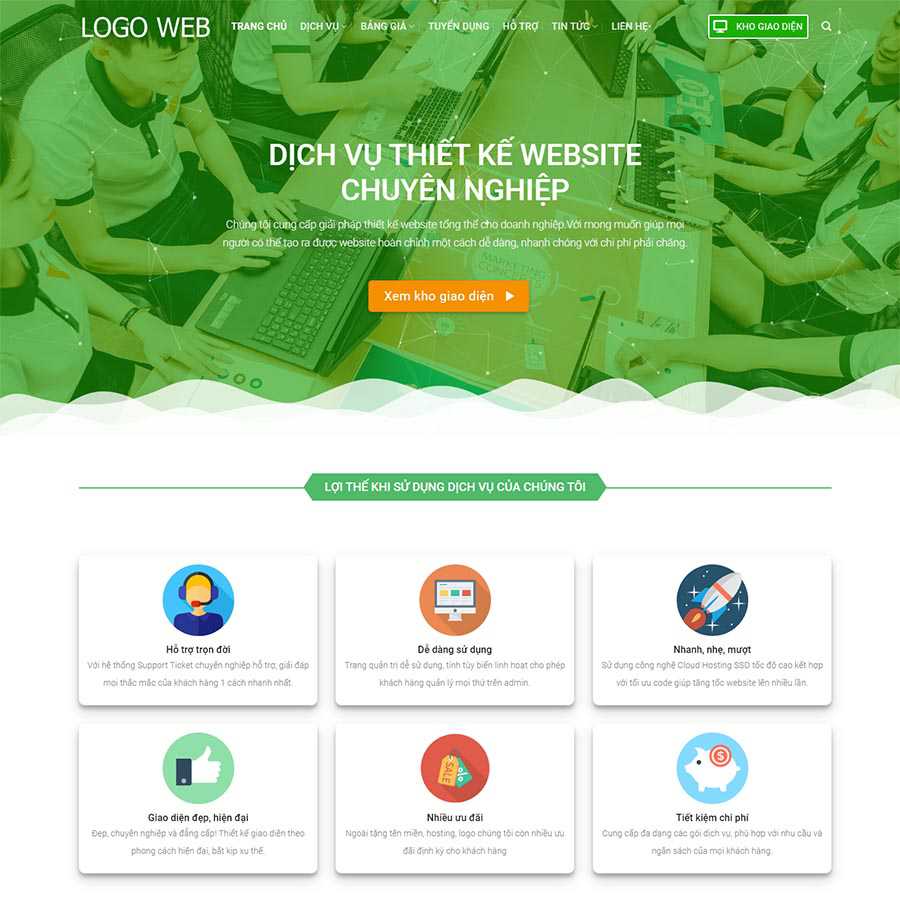 Theme thiết kế web
