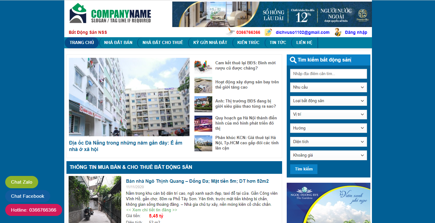 bất động sản mẫu số 2