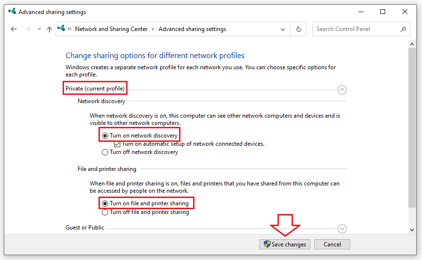 Sửa Lỗi Không Tìm Thấy Máy Tính Trong Mạng LAN Trên Windows 10